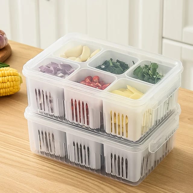 Modern Fridge Storage Boxes, Kitchen Organizer Techmanistan