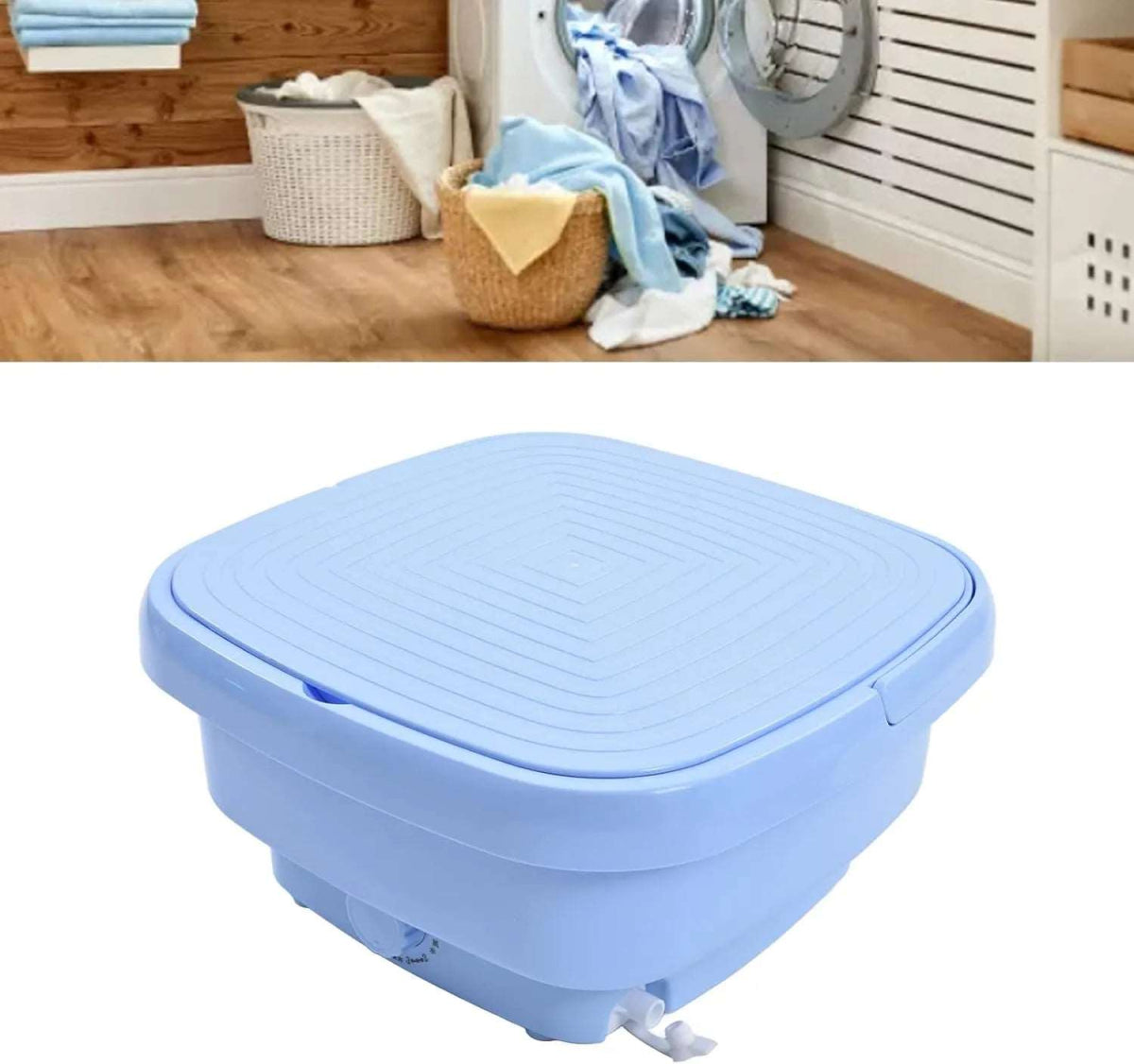 11L Capacity Mini Foldable Washing Machine - Techmanistan in Pakistan