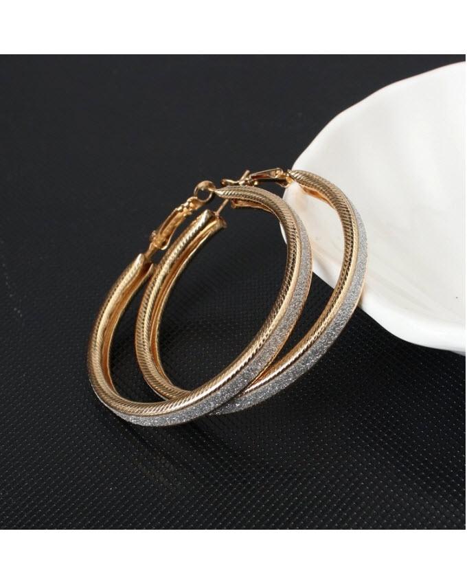 Gold & Silver Hoop Earrings - Techmanistan