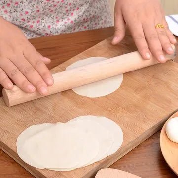 16 - Inch Long Wooden Rolling Pin Dough Roller - Techmanistan in Pakistan