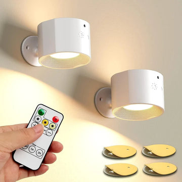 LED Rechargeable Wall Light Sconce – Cordless Touch & Remote Control