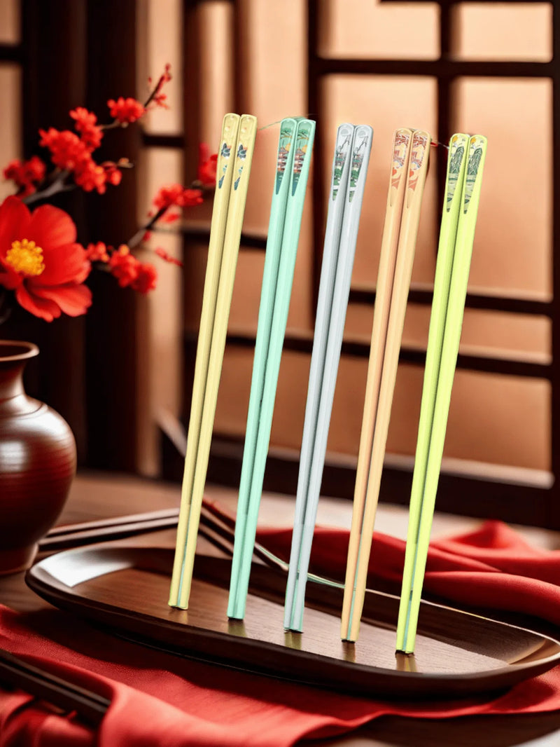 Pair of 5 - Reusable Chopsticks