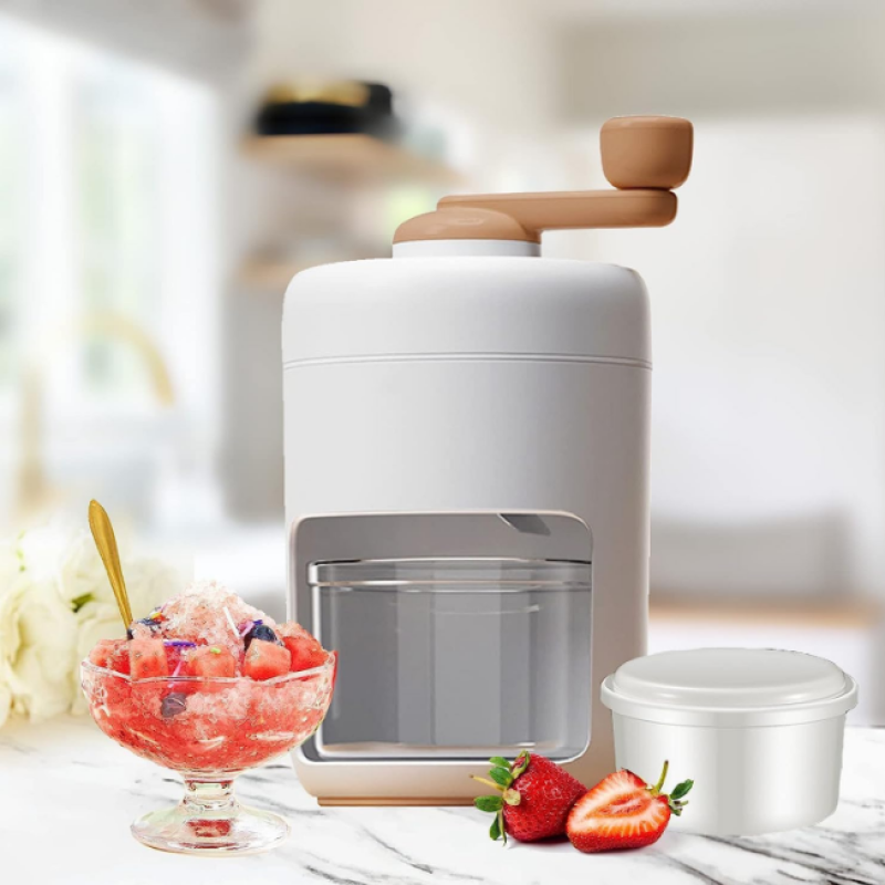 Manual Ice Crusher Machine – Ice Snow Maker & Shaved Ice Machine for Home Use
