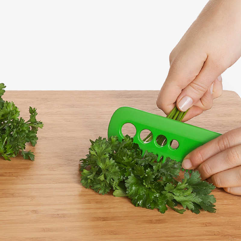 Herb & Kale Striping Comb, Multipurposed Kitchen Vegetables Leaf Comb Peeler Handle My Store
