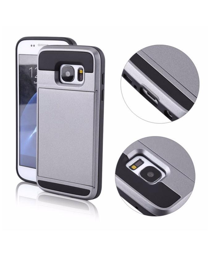 Hard Cover For Samsung Galaxy S7 Edge - Grey My Store