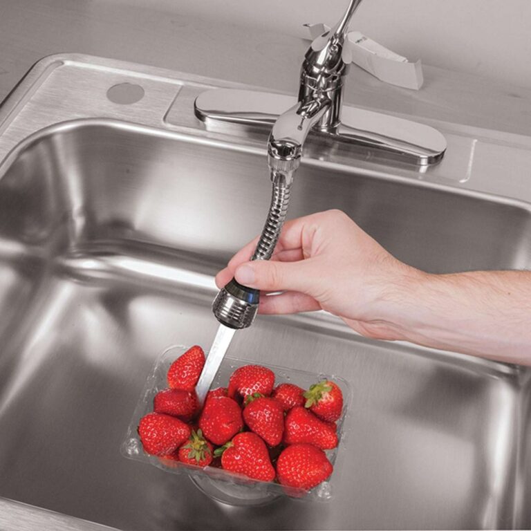 360 Degree Rotation Flexible Faucet Sprayer Attachment Tap Extension
