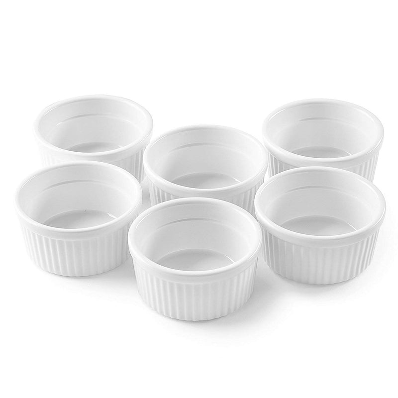 Pack of 6 Porcelain Baking Ramekins--Techmanistan-My Store