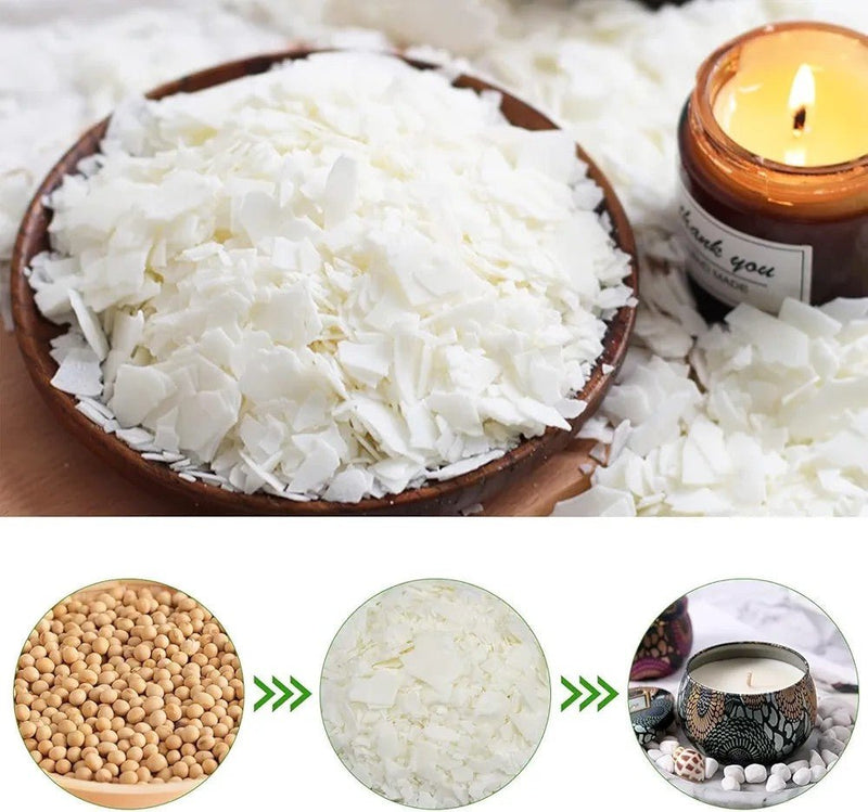 1KG Soya Wax Flakes for Candle Making - Techmanistan in Pakistan