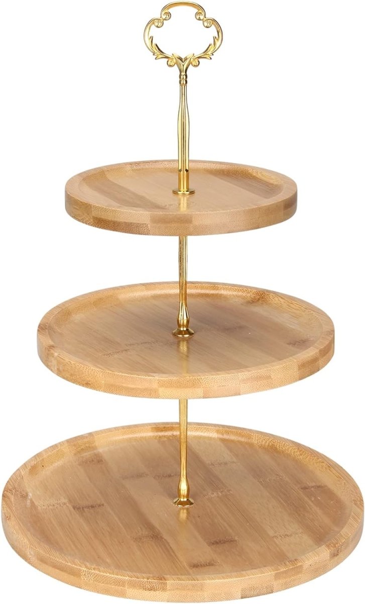 2/3 Tier Wooden Cupcake Stand - Techmanistan in Pakistan