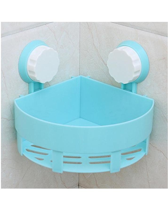 Wall Mounted Suction Cup Triangle Rack - Blue My Store