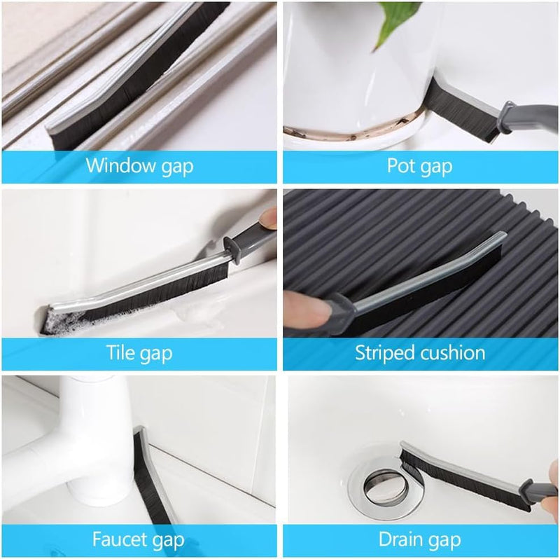 2Pcs Set - Plastic Gap Cleaning Brush - Techmanistan in Pakistan
