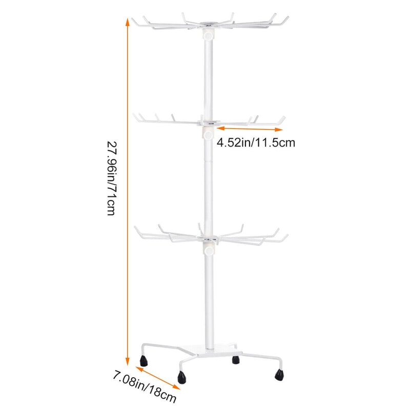 3 Tier Rotating Jewelry Holder - Techmanistan in Pakistan