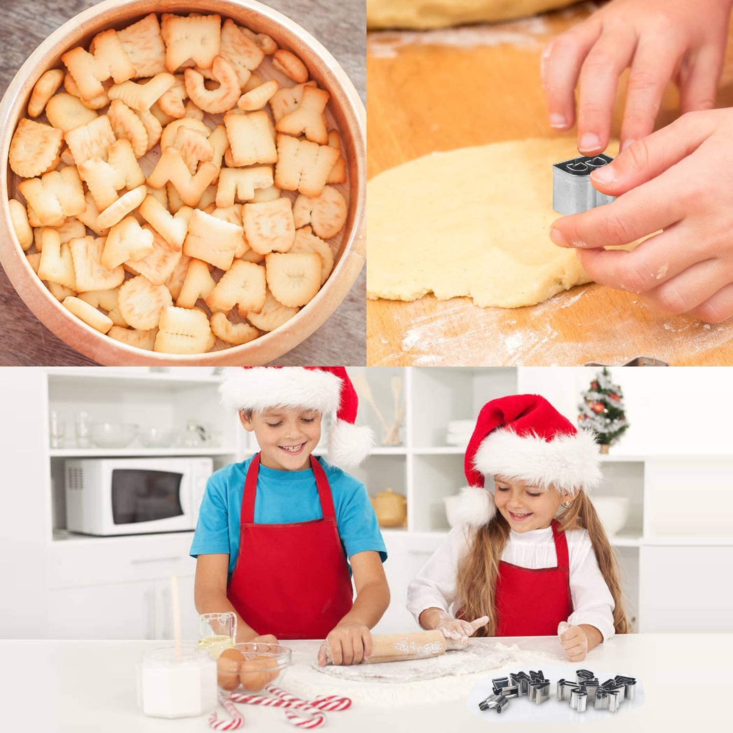 Stainless Steel Mini A-Z Shaped Alphabets 26 Letters Cookie Cutter Set, Biscuit Fondant Cutters, DIY Cake Decorating Tool My Store