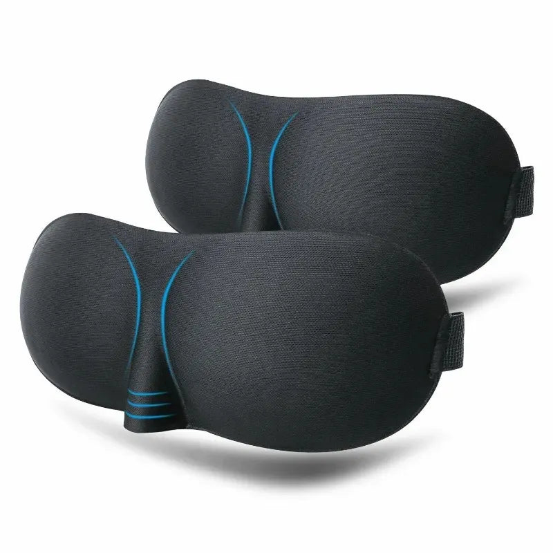 3D Soft Padded Blindfold Eye Sleep Mask - Techmanistan in Pakistan