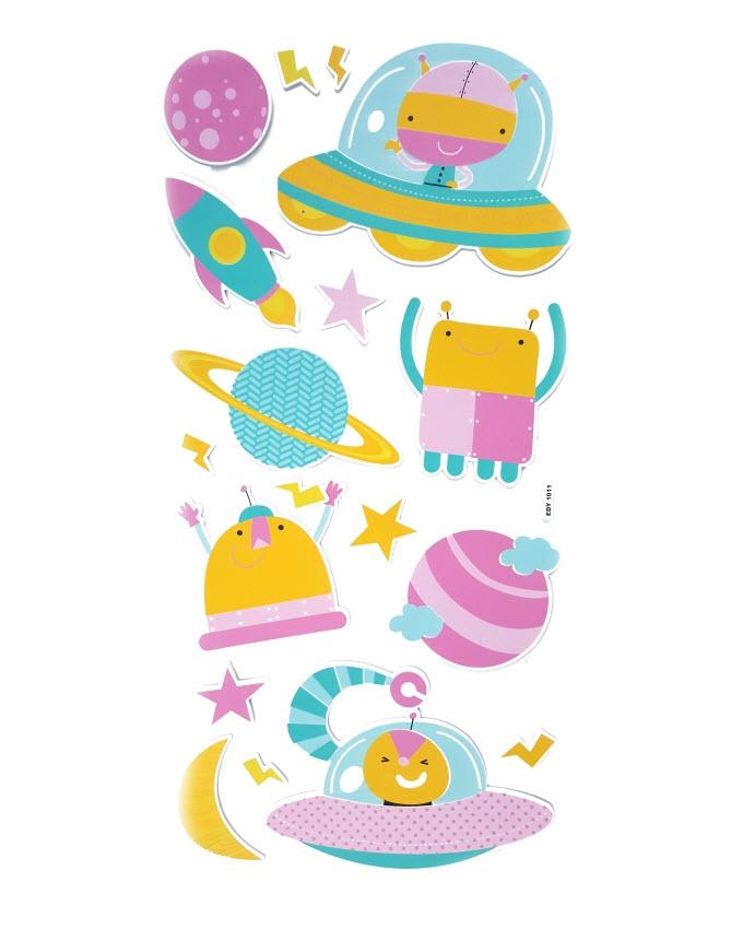 3D Space Wall Stickers - Techmanistan in Pakistan