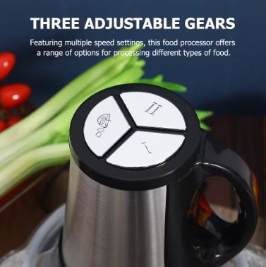 3L Electric Meat Grinder Food Processor with 6 Sharp Blades - Techmanistan in Pakistan