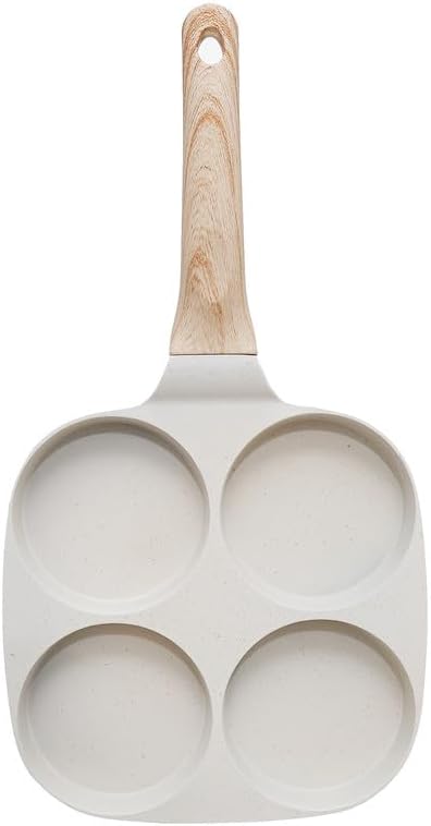 Non-Stick Egg Frying Pan with Wooden Handle