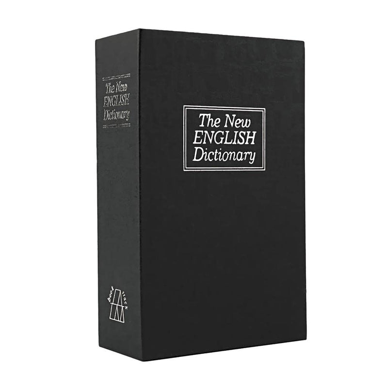 Dictionary Book Safe Storage Cash Money Jewelry Box Security Key Lock