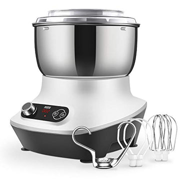 Compact Kitchen Stand Electric Dough Mixer with Steel Mixing Bowl