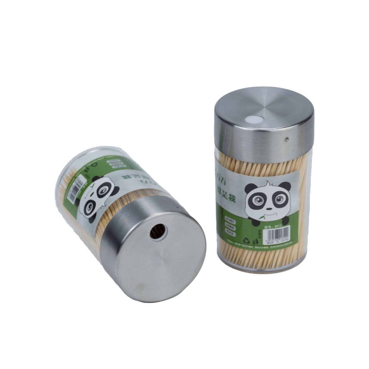 450 Bamboo Toothpicks with Refillable Dispenser - Techmanistan in Pakistan