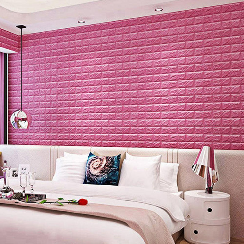 Pack of 4 - 3D Brick Wall Stickers Techmanistan