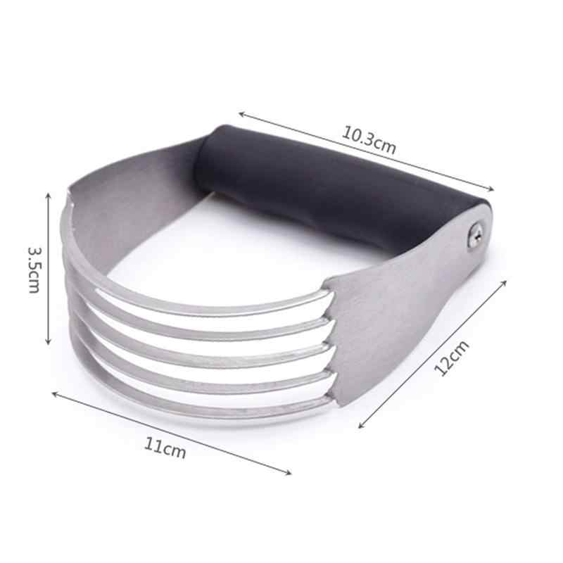 Stainless Steel Pastry Blender With Plastic Handle, Dough Blender, Pie Crust Biscuit Masher, Fryer My Store