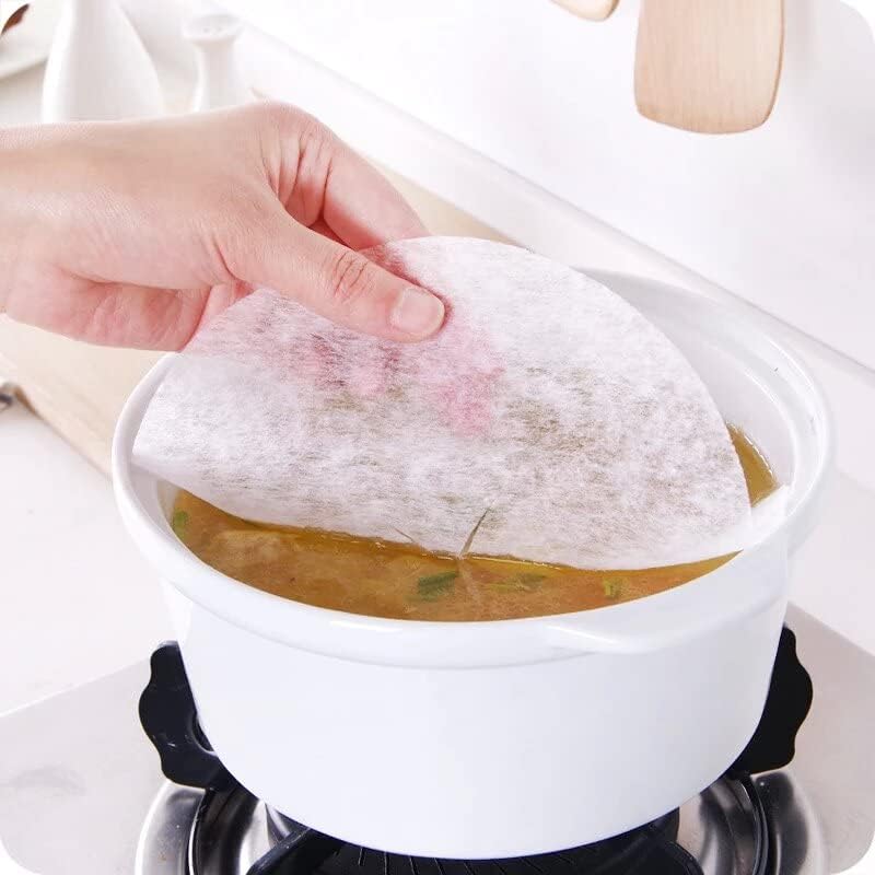 20Pcs Oil Absorbing Papers | 20cm – Food-Grade Grease Filter