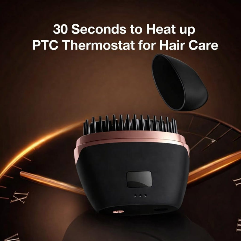 USB Rechargeable Multi-functional Portable Wireless Hair Straightening Comb
