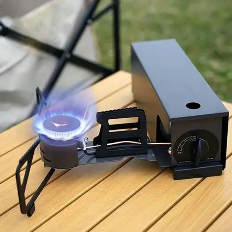 Portable Folding Gas Stove with Pot Support