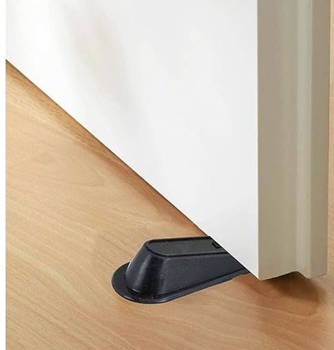 4 Piece Rubber Door Stopper Wedge Set