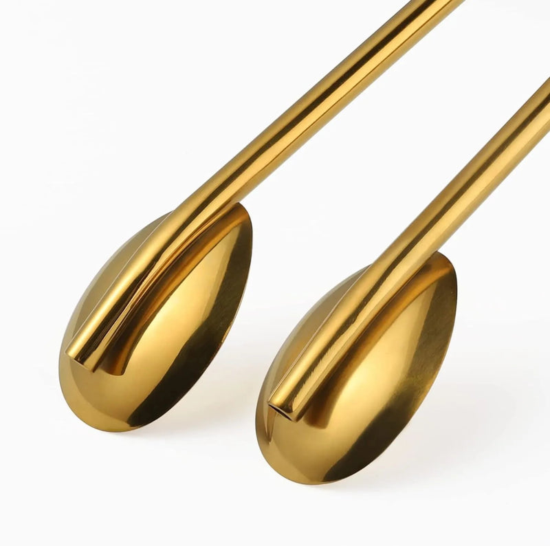 6 - Pack Stainless Steel Drinking Spoon Straws - Reusable & Multifunctional - Techmanistan in Pakistan
