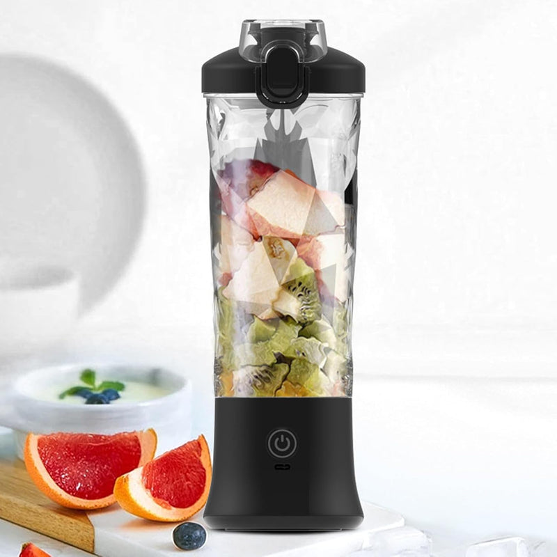 800ml Capacity Cordless Stainless Steel Blender with 6 Ultra Sharp Blades
