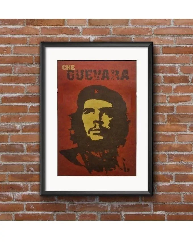 Che Guevara Portrait Retro Poster Techmanistan