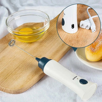 Electric Handheld Milk Frother Techmanistan