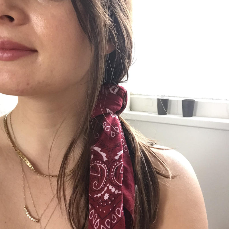 Paisley Hair Bandana Headband for Women