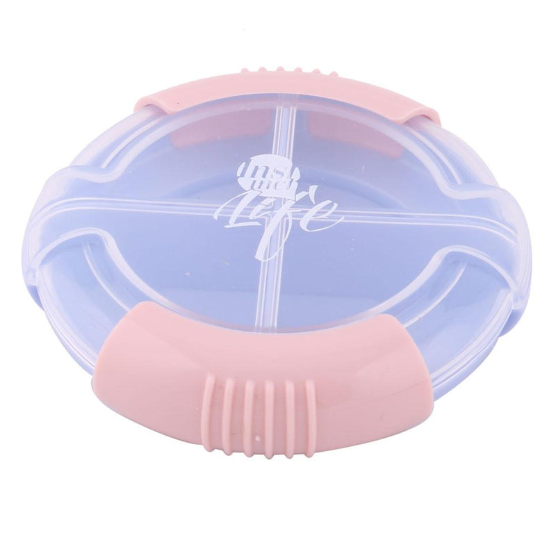 Multipurpose Circular 4 Compartments Storage Box--Techmanistan-My Store