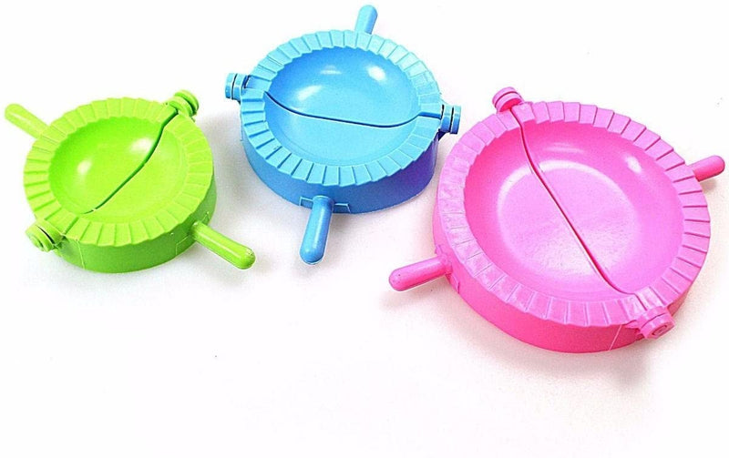 Set of 3 - Mixed Colors Dumplings Mold, Plastic Pressing Dumplings Maker Dough Cutter Pie Ravioli Dumpling Mould Kitchen Pastry Tools Accessories Cutting Tool My Store