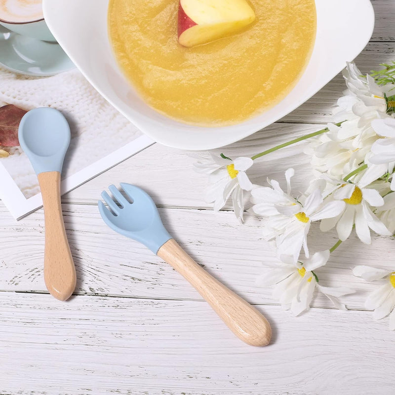 Babies Suction Bowl, Spoon & Fork Set Techmanistan