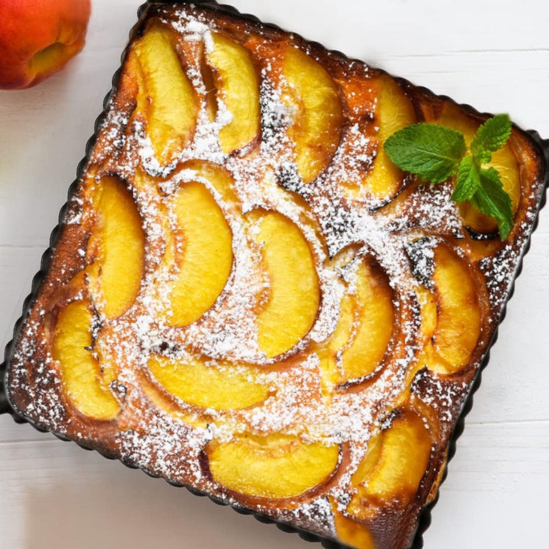 Square Tart Pan with Removeable Bottom | Quiche Pan