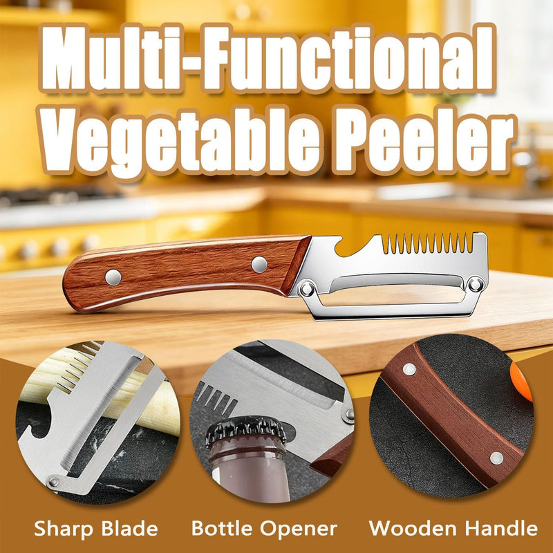 Multi-Functional Vegetable Peeler with Bottle Opener | Potato Peeler