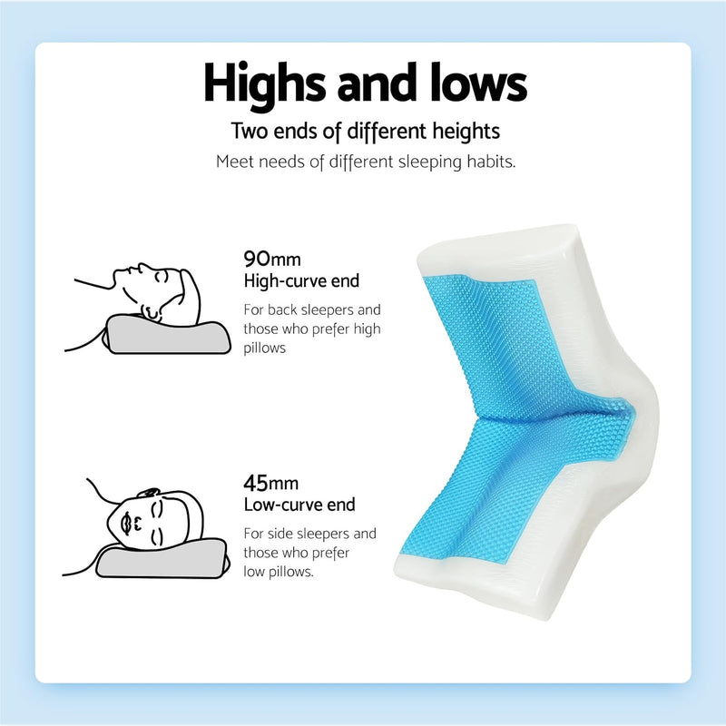 Cooling Sensation Memory Foam Gel Pillow