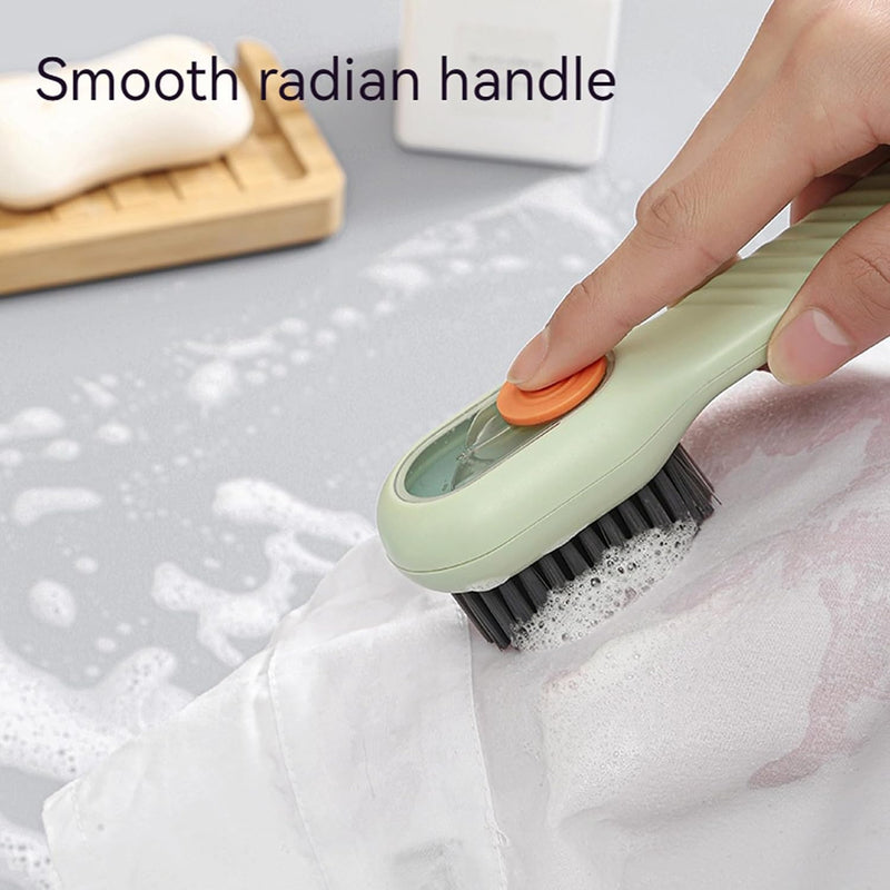 Random Color - Multifunctional Shoe Brush With Soap Dispenser