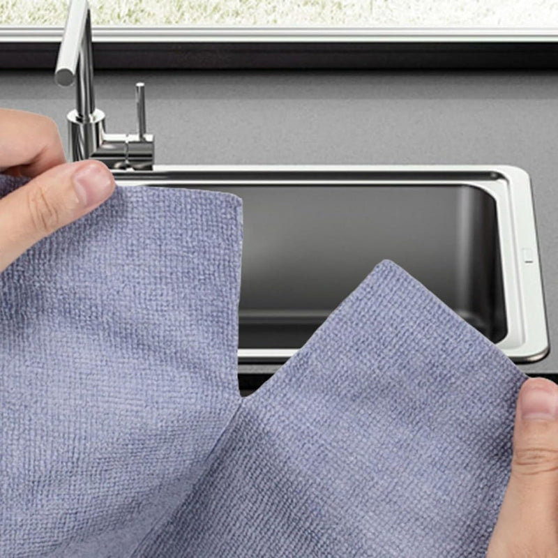 Reusable Microfiber Cloth Roll β 1 Roll Includes 20 Pcs | Multi-Color