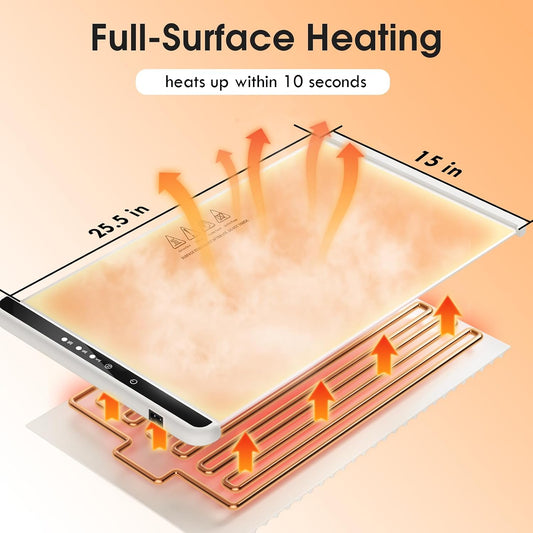 Electric Warming Tray, Full Surface Quick Heating Food Warming Mat for Food