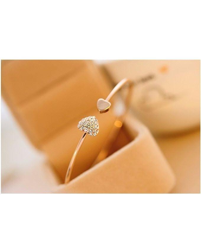 Heart shaped Golden Bracelet My Store