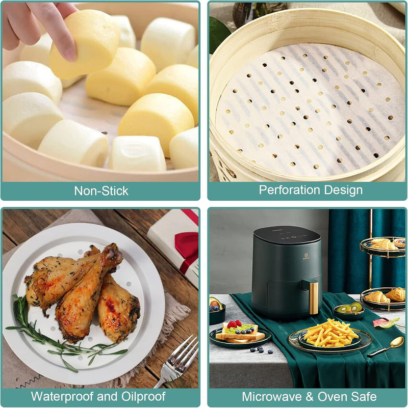50 Pieces Non-Stick Air Fryer Liners