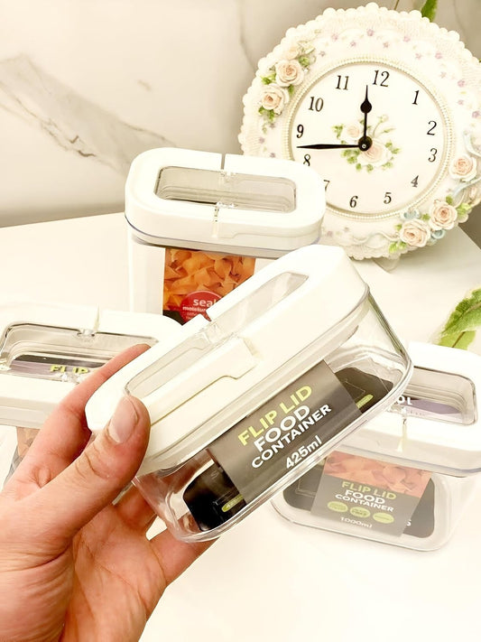 Set of 4 - Fliplock Food Storage Container