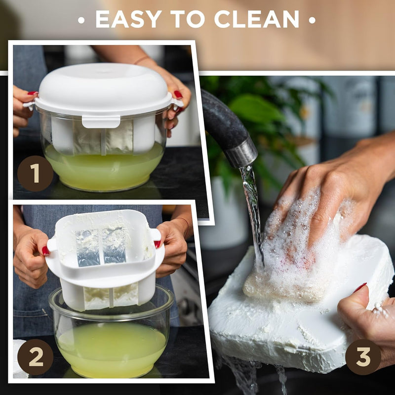 Greek Yogurt Maker with Fine Mesh Yougurt Strainer