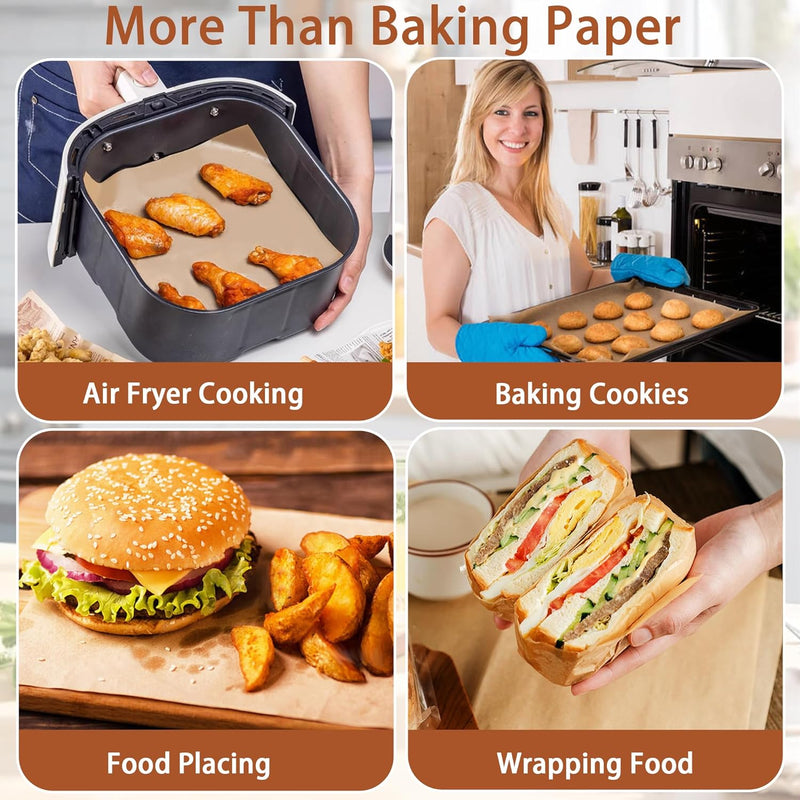 Baking Paper Pre-Cut Sheets 30cm x 28cm – Box of 50