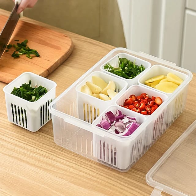 Modern Fridge Storage Boxes, Kitchen Organizer Techmanistan